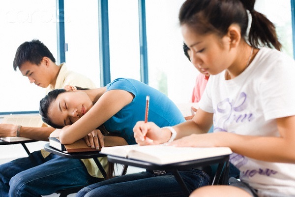 Student Sleeping in Class